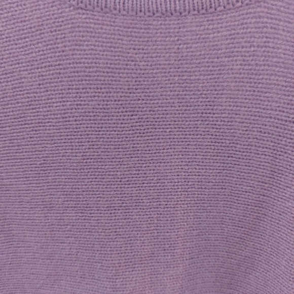Allen B. By Allen Schwartz Women's Lavender Sweater Short Sleeve Size Medium - Picture 6 of 12